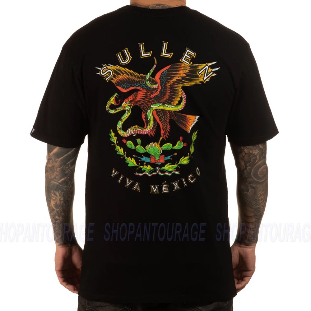 4X, 5X: Sullen Viva Mexico Premium Fit SC4751 Short Sleeve Men`s T-shirt